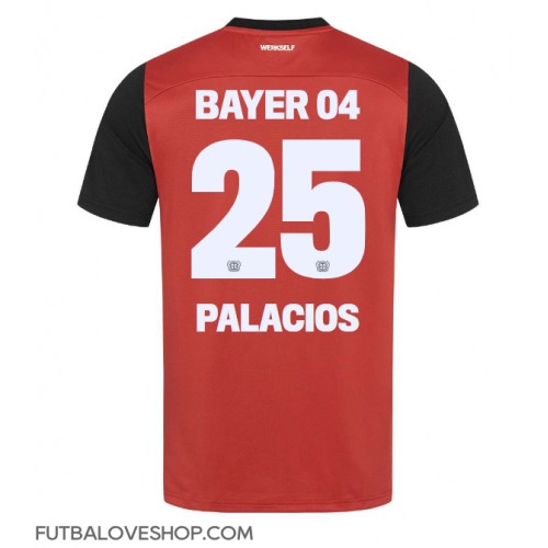 Dres Bayer Leverkusen Exequiel Palacios #25 Domáci 2024-25 Krátky Rukáv